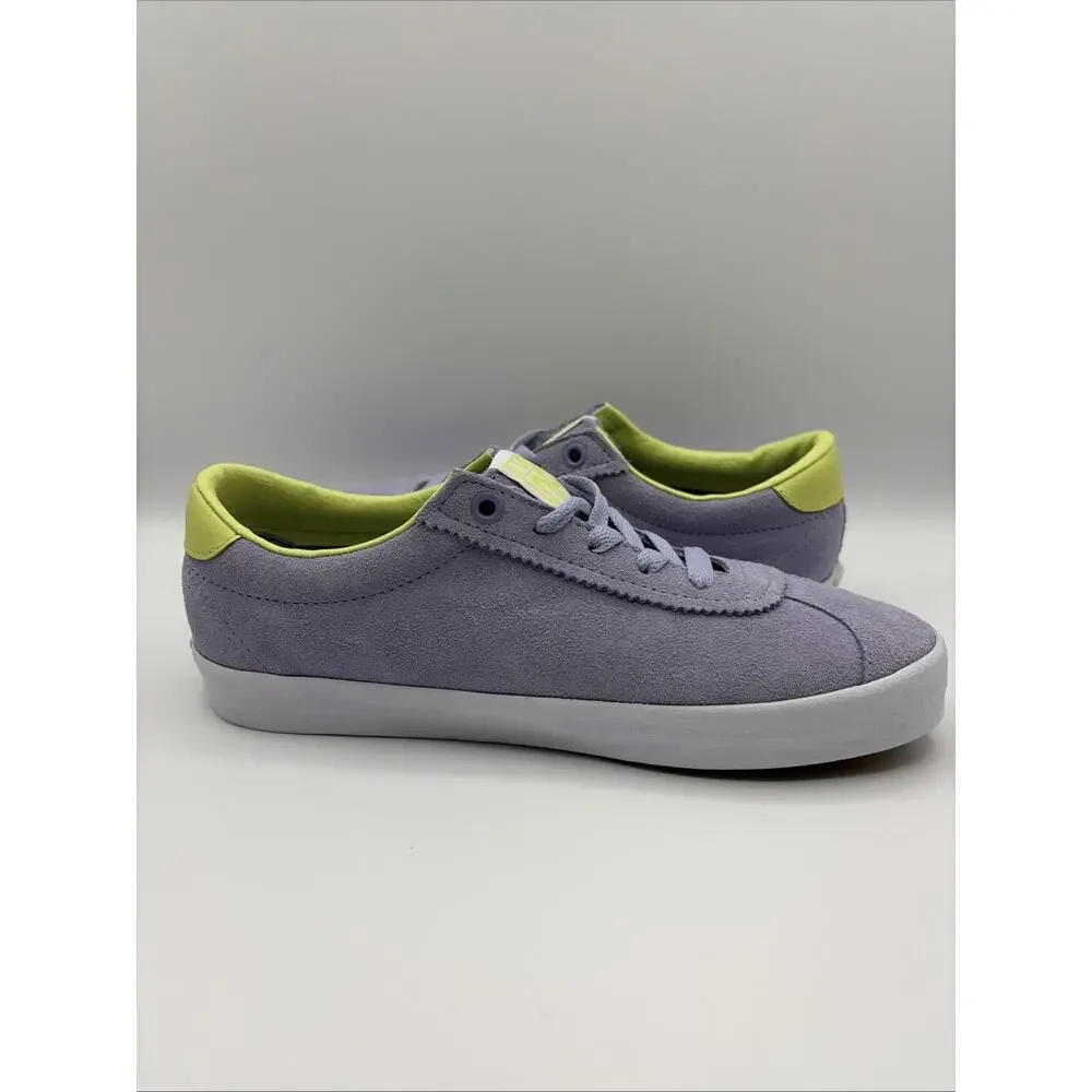 Vans Sport Low Lavender Purple Neon Lime Suede Skate Shoes Sneaker M 5.5 W 7 New